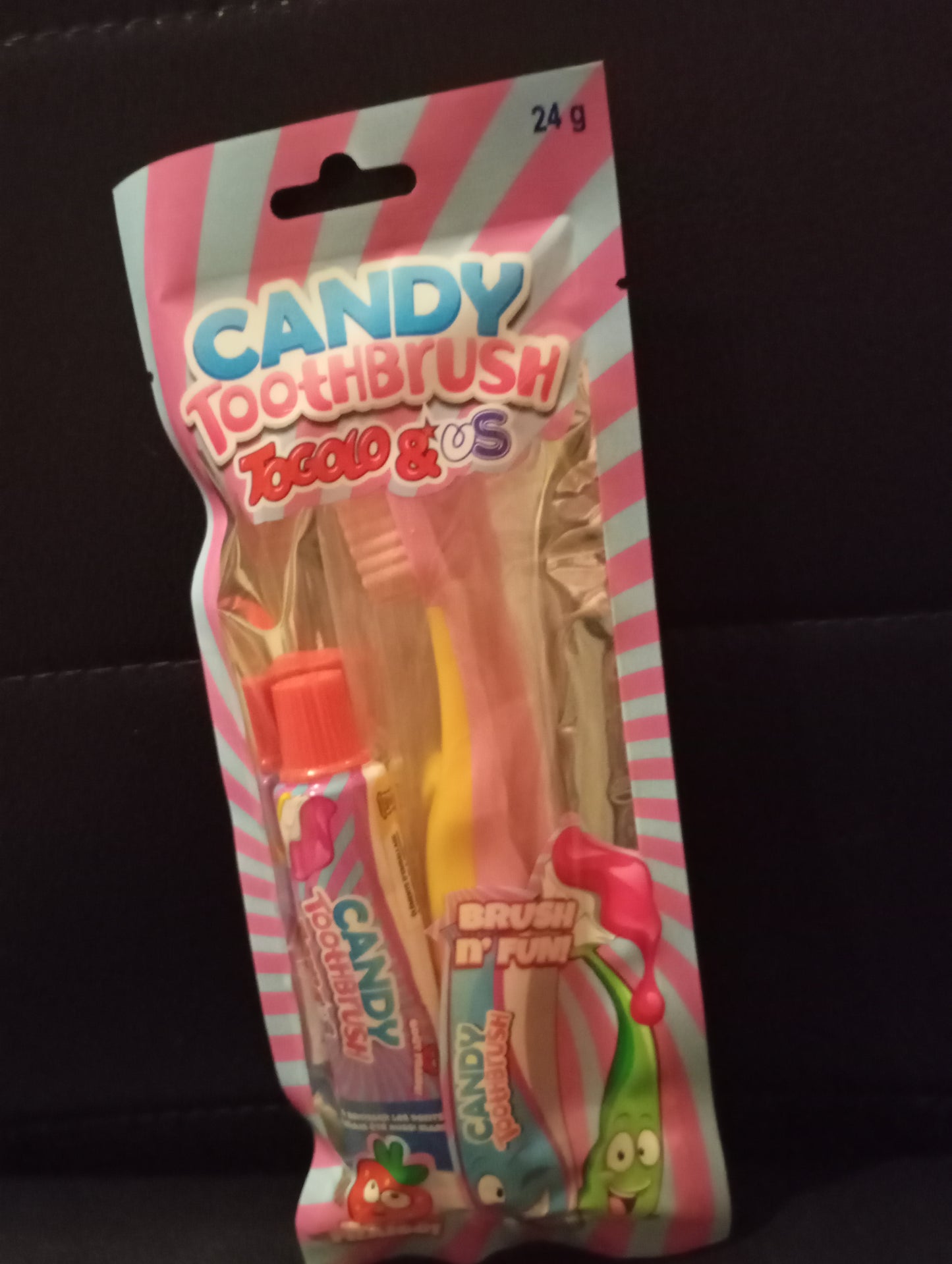 Candy toothbrush